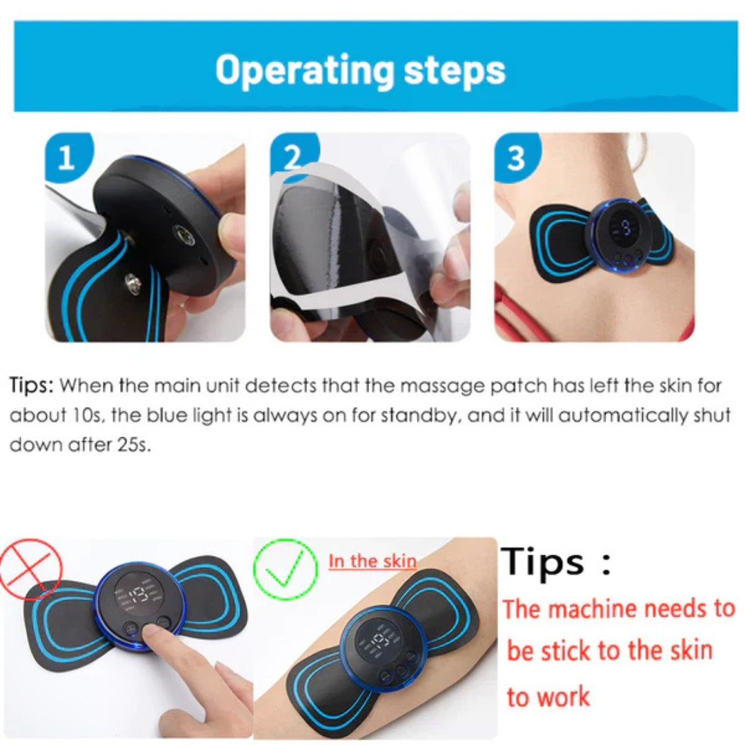 PulseFlex™ – Butterfly EMS Muscle Massager