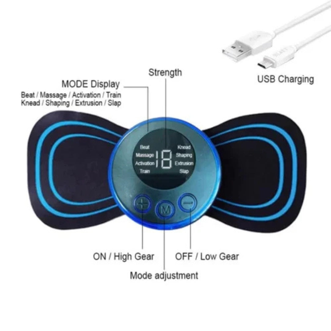 PulseFlex™ – Butterfly EMS Muscle Massager